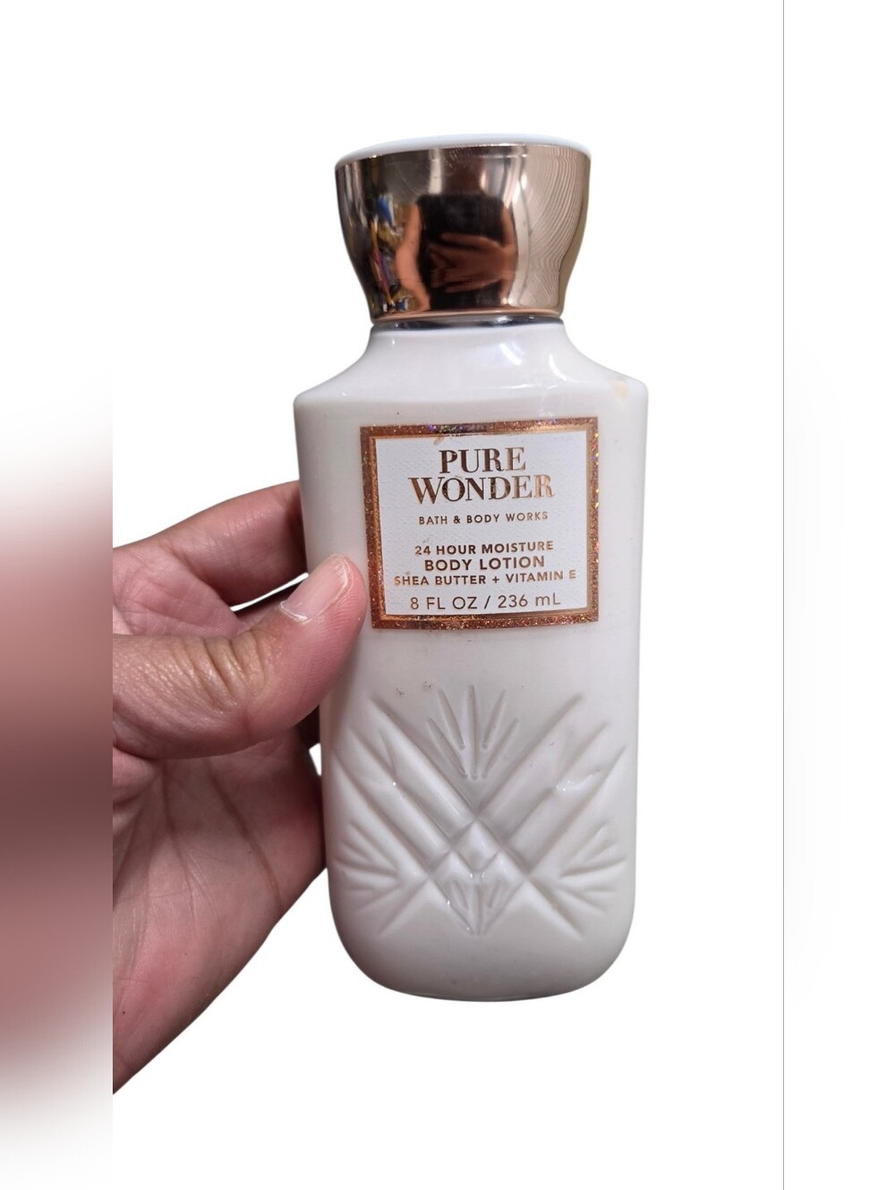 Bath & Body Works Pure Wonder Lotion 8 Oz Used